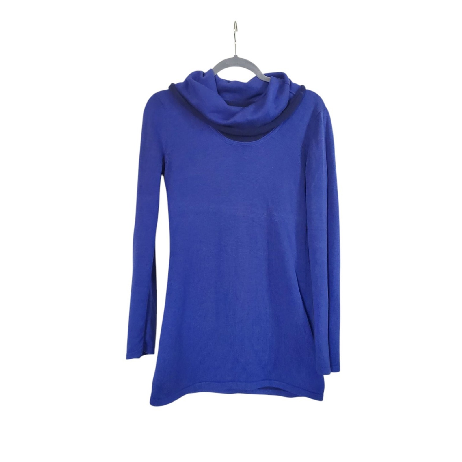 Indigenous Hand Loomed Peru Organic Cotton Purple Knit Pullover Sweater, Small