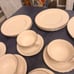 Lenox Special Ivory Platinum Trim 6- 5 piece place Setting