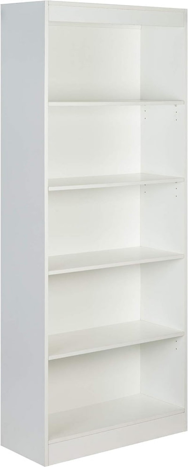 OneSpace Essentials 5-Tier Bookshelf, White (So383)