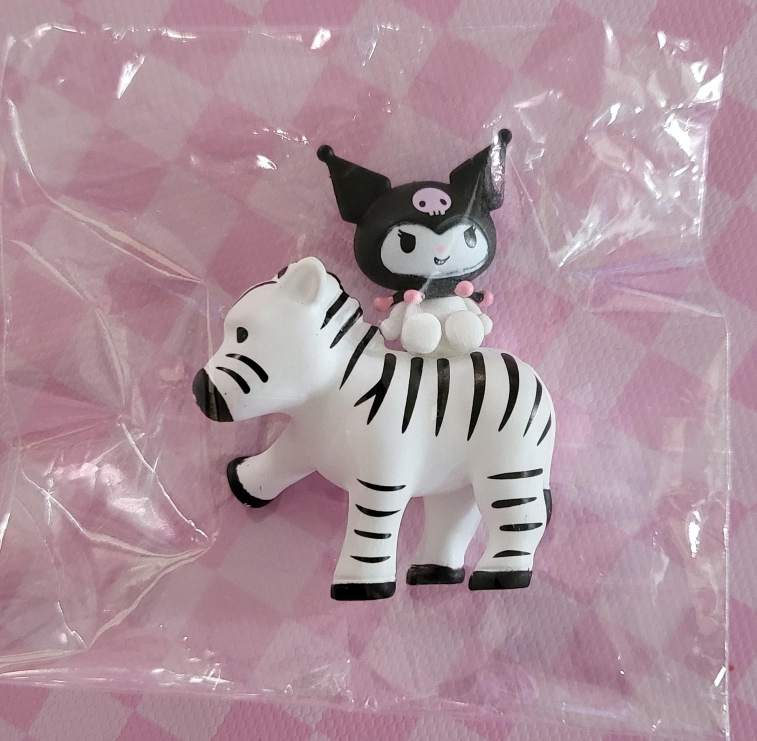 Sanrio Zoo Animal Friends Kuromi & Zebra Figure