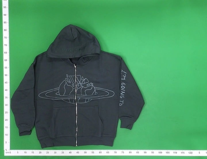 Broken Planet Zip Up Hoodie Grey メンズ - SS23 - JP