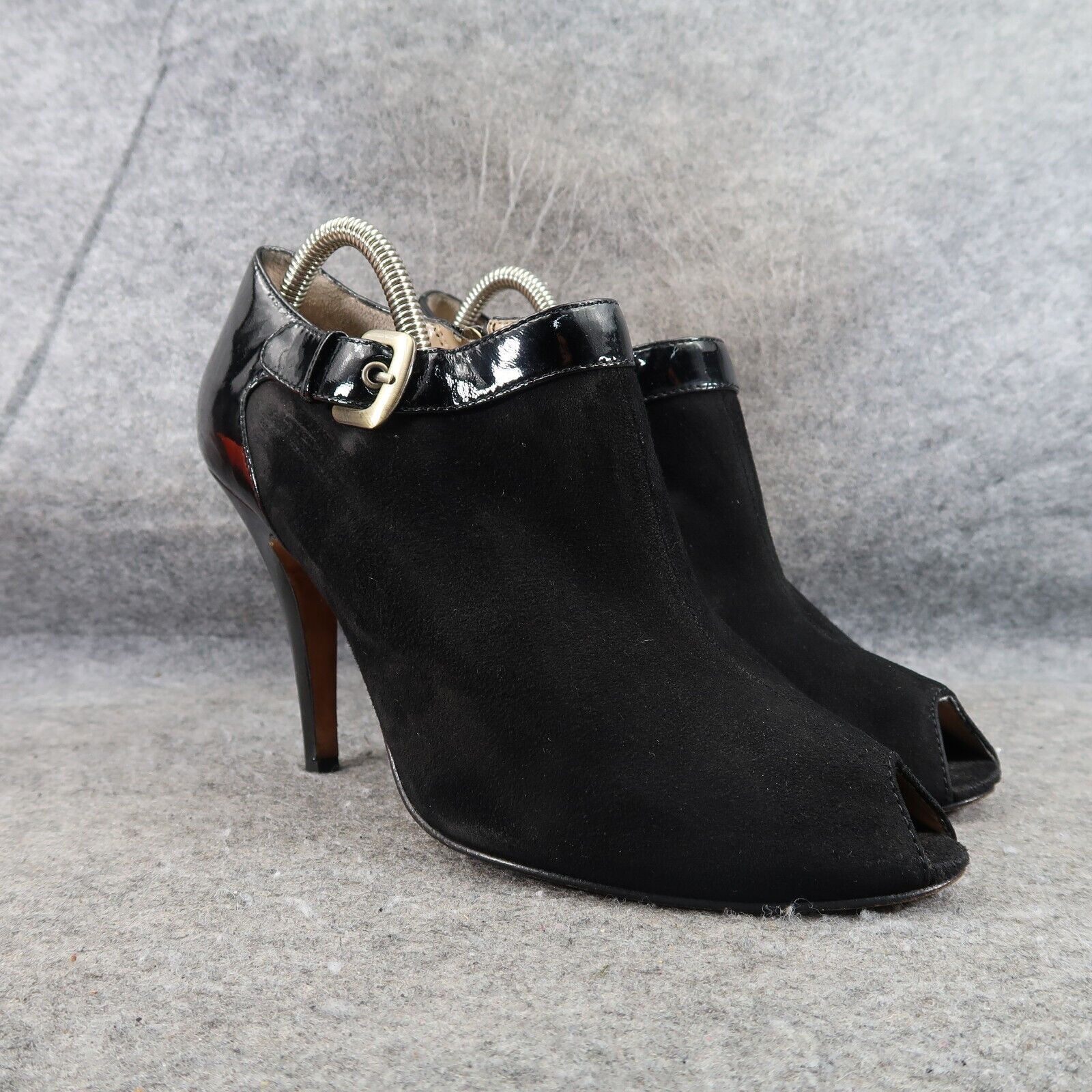 Joan & David Shoes Womens 11 High Heel Booties Peep Toe Stiletto Classic Fashion