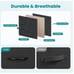 Black 5-Drawer Organizer with Fabric Bins