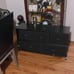 Black 5-Drawer Organizer with Fabric Bins