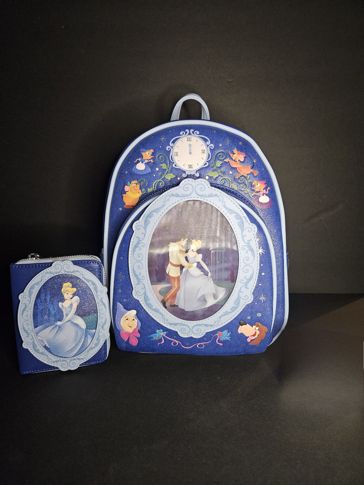 Cinderella 75th Anniversary Lenticular Mini-Backpack + Zip-Around Wallet