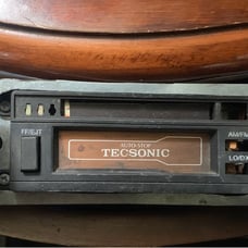 vintage tape car stereo tecsonic
