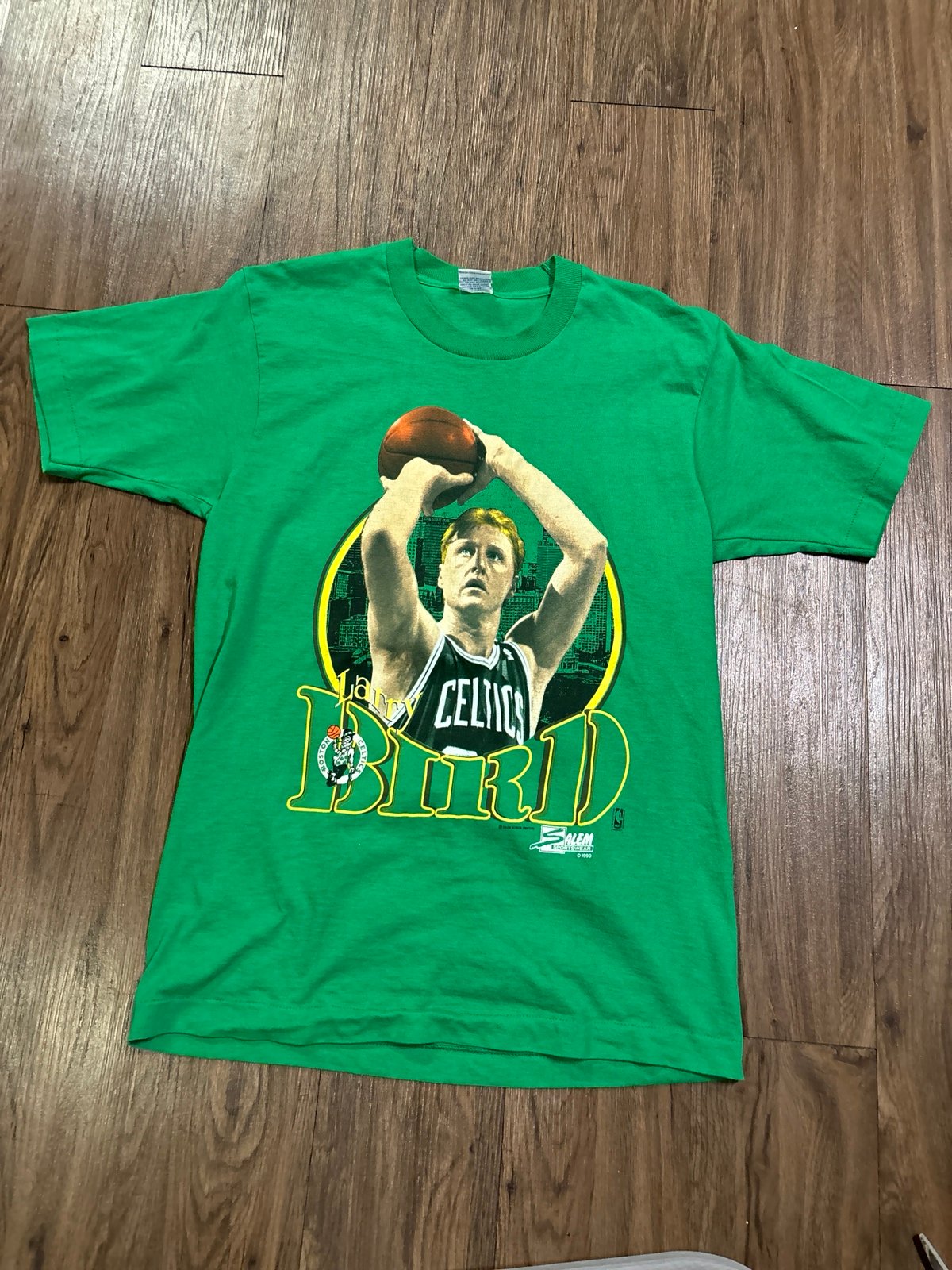 Vintage Larry Bird, Boston Celtics, Salem Sportswear Shirt