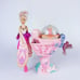 Sky Dancers sparkle dome globe fairy flyer princess pink Alyssa Rare Work