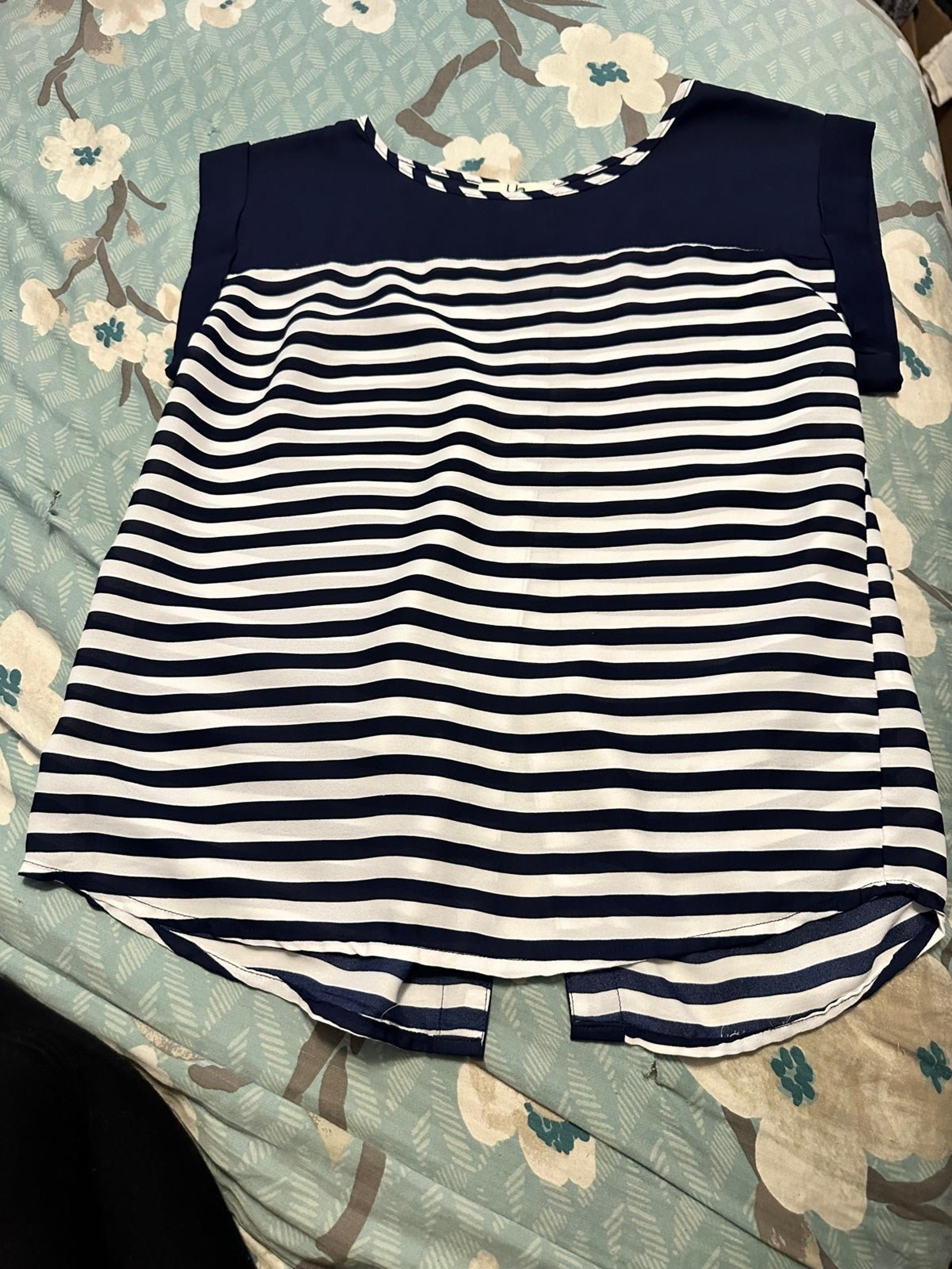 Ya Los Angeles small striped top open back