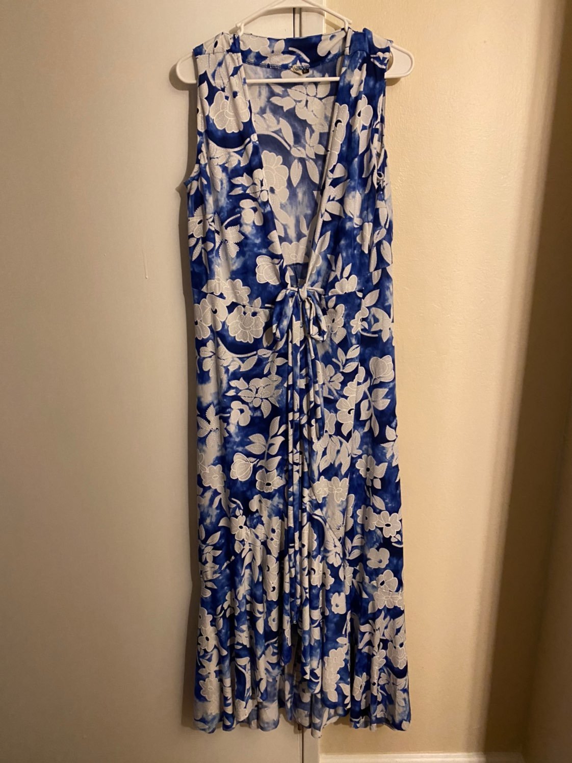 Womens Cute Floral Wrap Dress