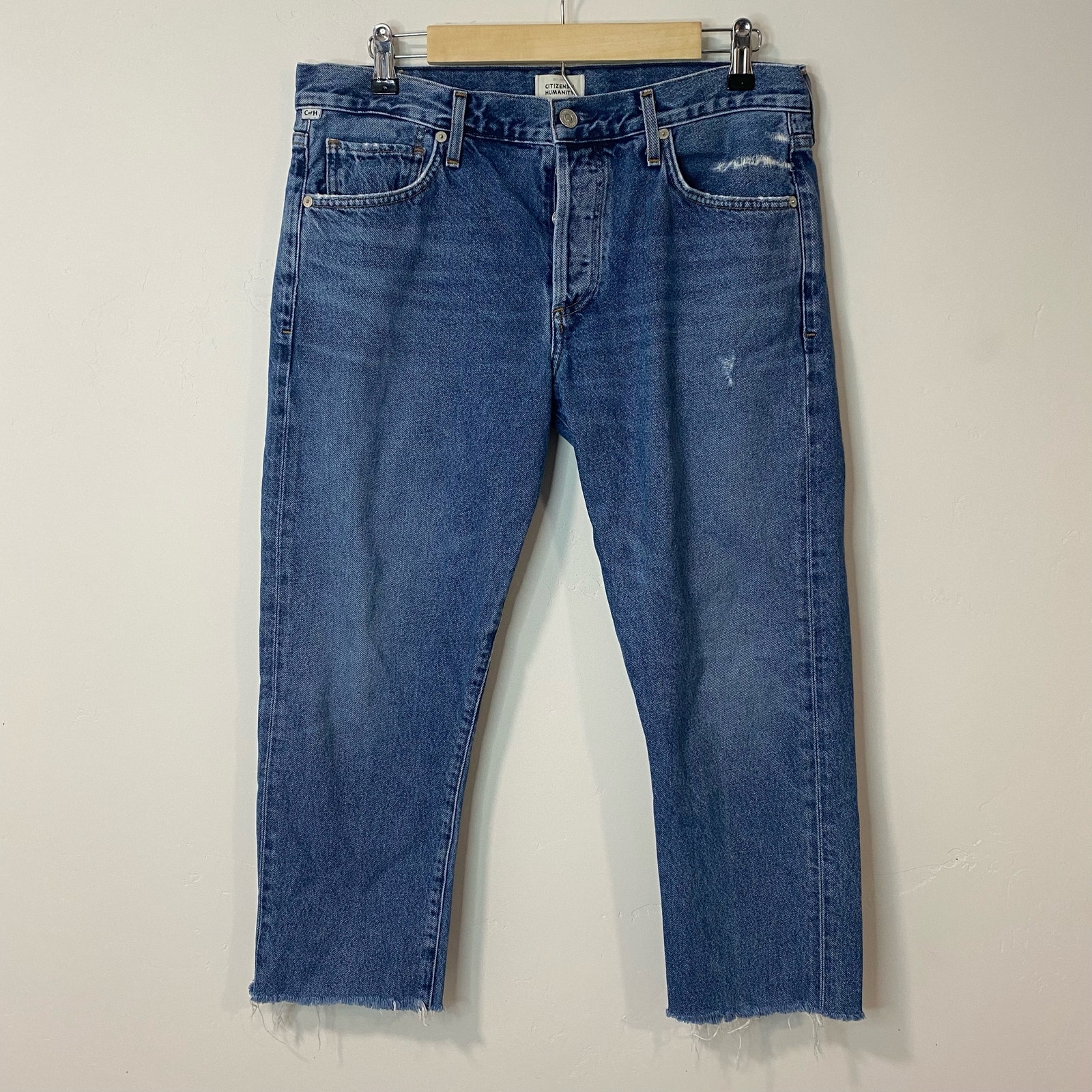 SuzuHirose×CLANE TUCK WIDE DENIM PANTS