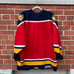 Vintage 90s Florida Panthers Center Ice Hockey Jersey Size 52 Fight Strap Red