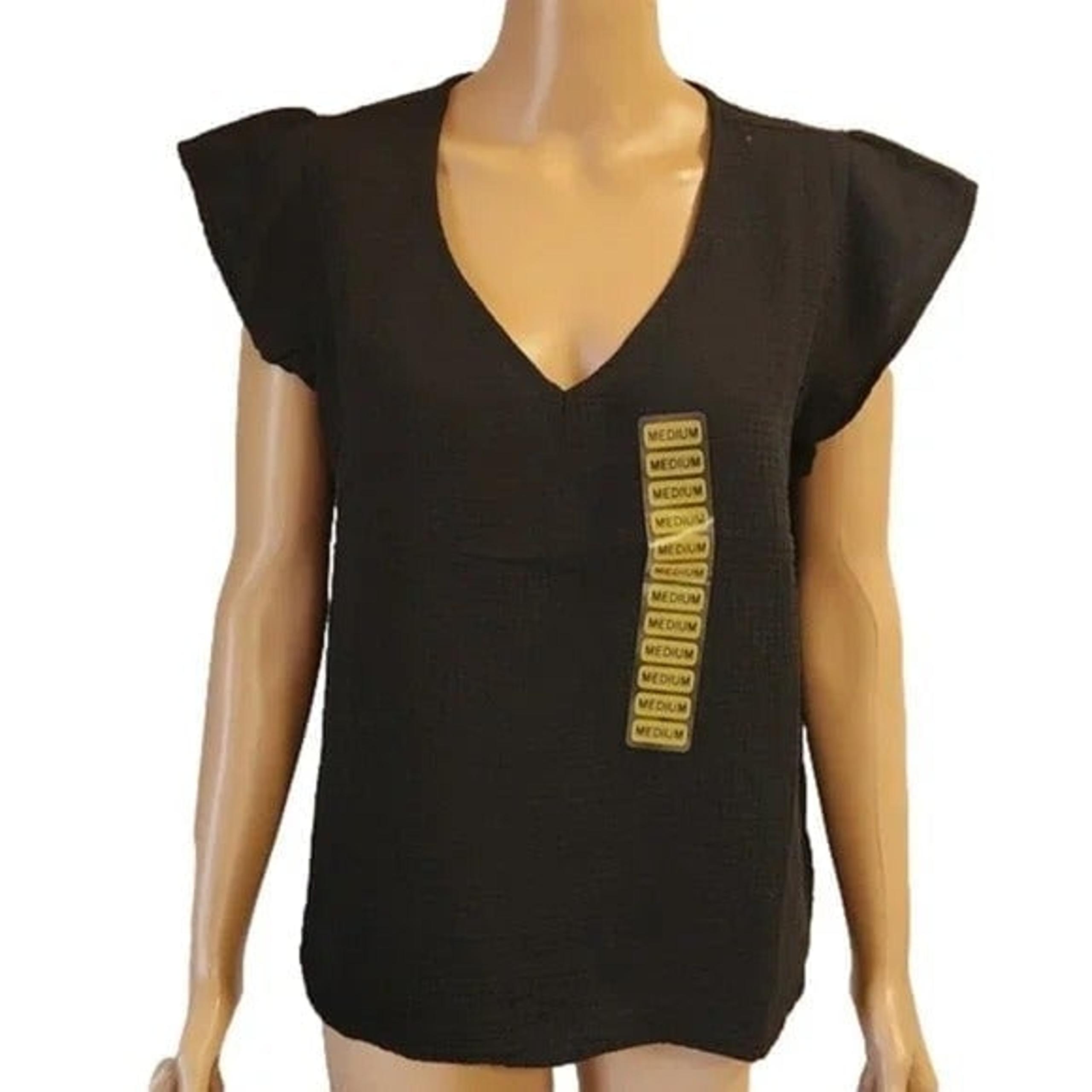 Woman's Three Dots Double Gauze top