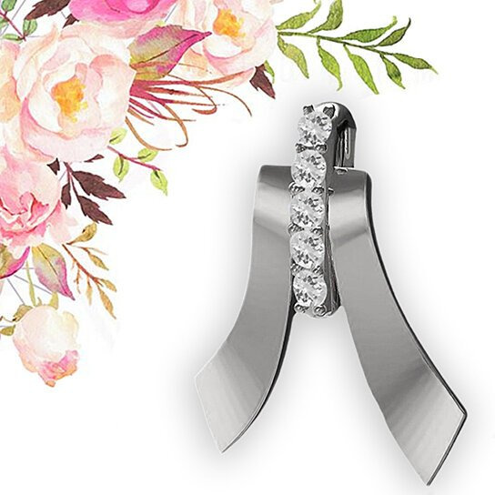 FANY TOPAZ FIVE STAR SILVER PENDANT