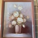 Vintage 1970 Robert Cox “Pink Roses” still life on canvas oil Painting 9”x11”