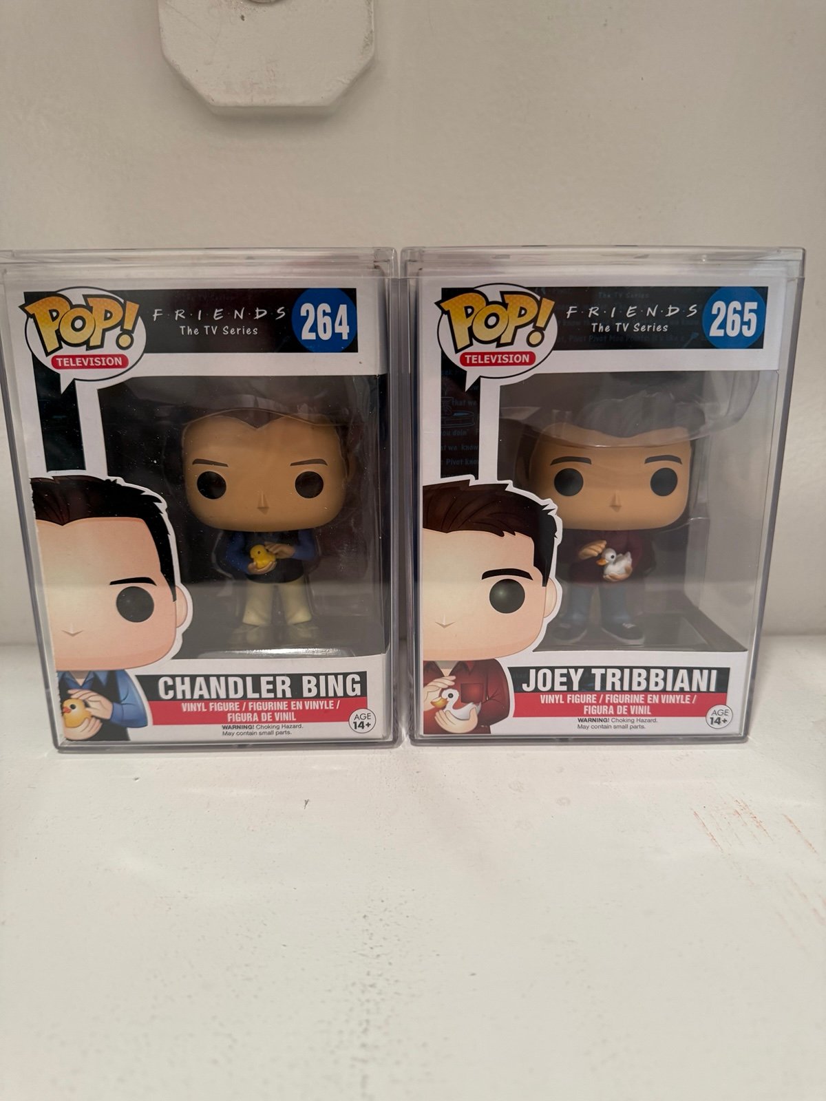 Funko Pop Chandler and Joey