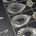 6 Vintage Chandelier Lamp Decor Faceted Clear Glass Crystals Teardrop Brass