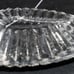 6 Vintage Chandelier Lamp Decor Faceted Clear Glass Crystals Teardrop Brass