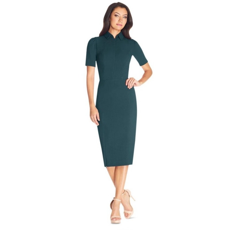 New Dress The Population Women's Gloria Dress Pine Size Medium