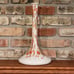 Vintage Ceramic Vase Splatterware Drip, Retro Narrow Neck Tall 15\