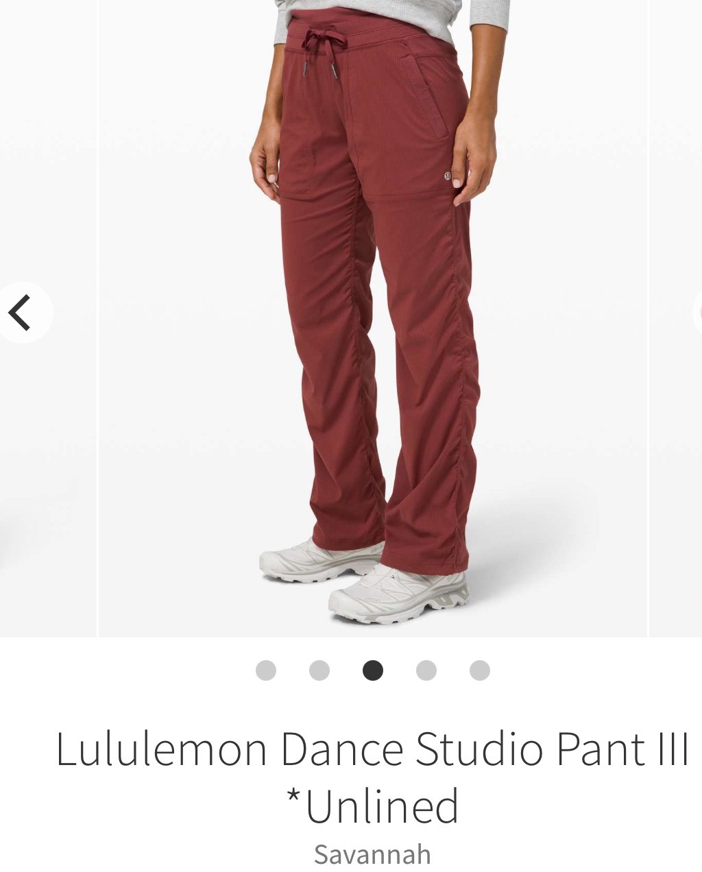 NWT dance studio Unlined, 31” pant size 8
