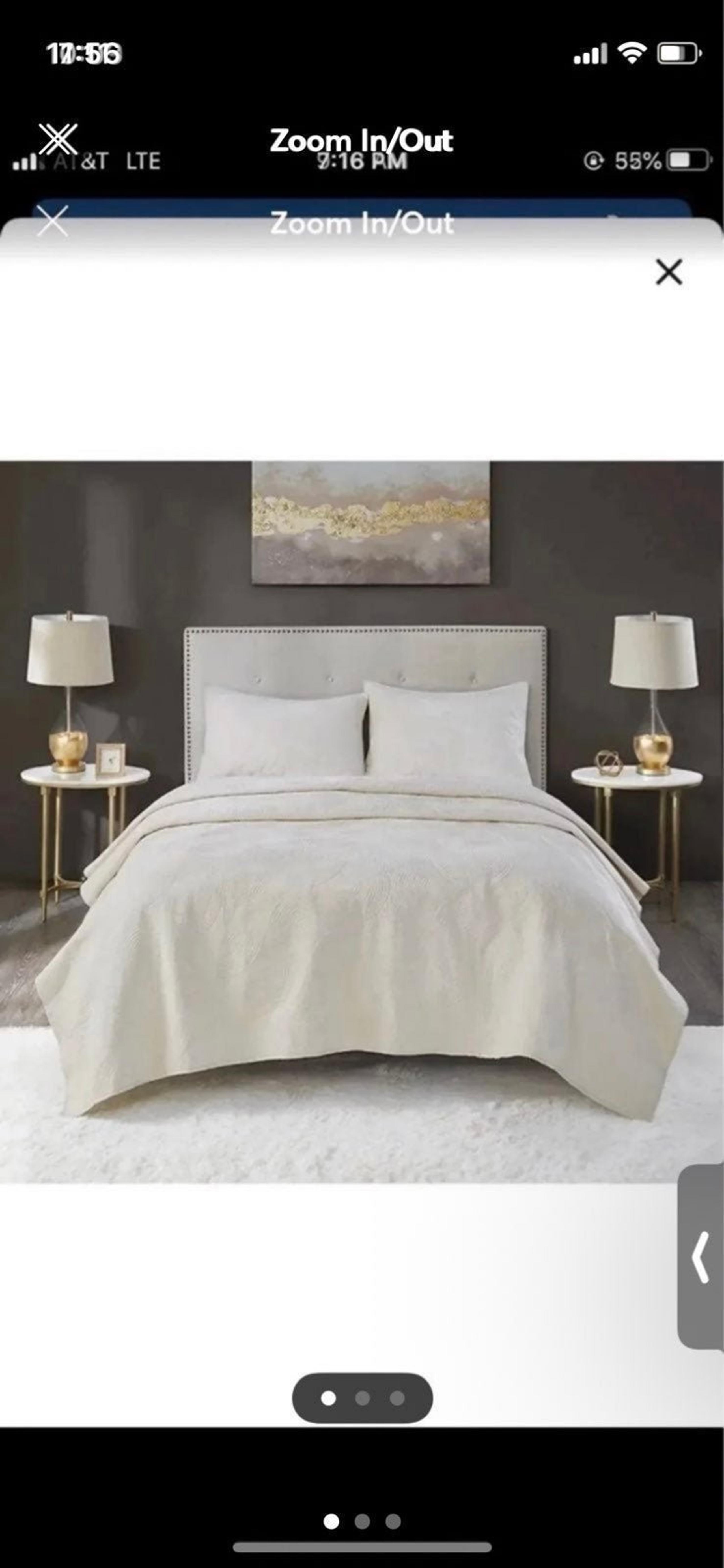 Lennox   Velvet 3 piece Quilt Set