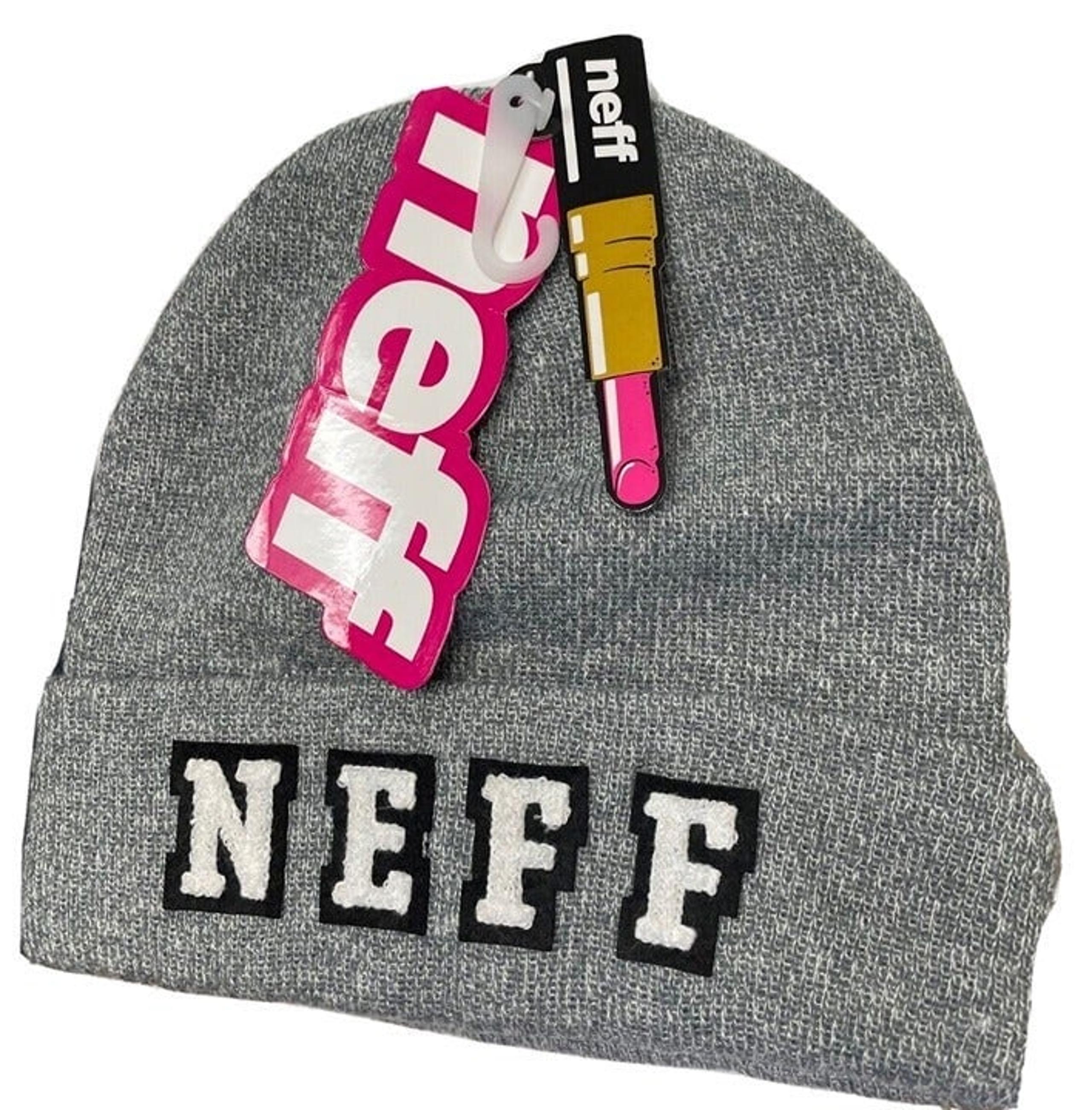 Neff Women's Hollie Grey Beanie Hat New With Tags