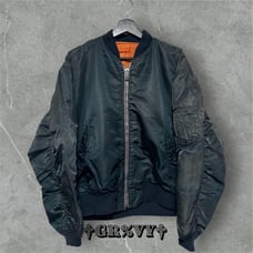 US-made Alpha MA-1 Flight Jacket, Vintage, Old Tag, No Blue Tag.