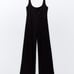 ZARA NEW LONG STRAPPY JUMPSUIT MEDIUM