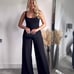 ZARA NEW LONG STRAPPY JUMPSUIT MEDIUM