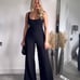 ZARA NEW LONG STRAPPY JUMPSUIT MEDIUM