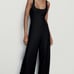 ZARA NEW LONG STRAPPY JUMPSUIT MEDIUM