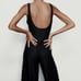 ZARA NEW LONG STRAPPY JUMPSUIT MEDIUM