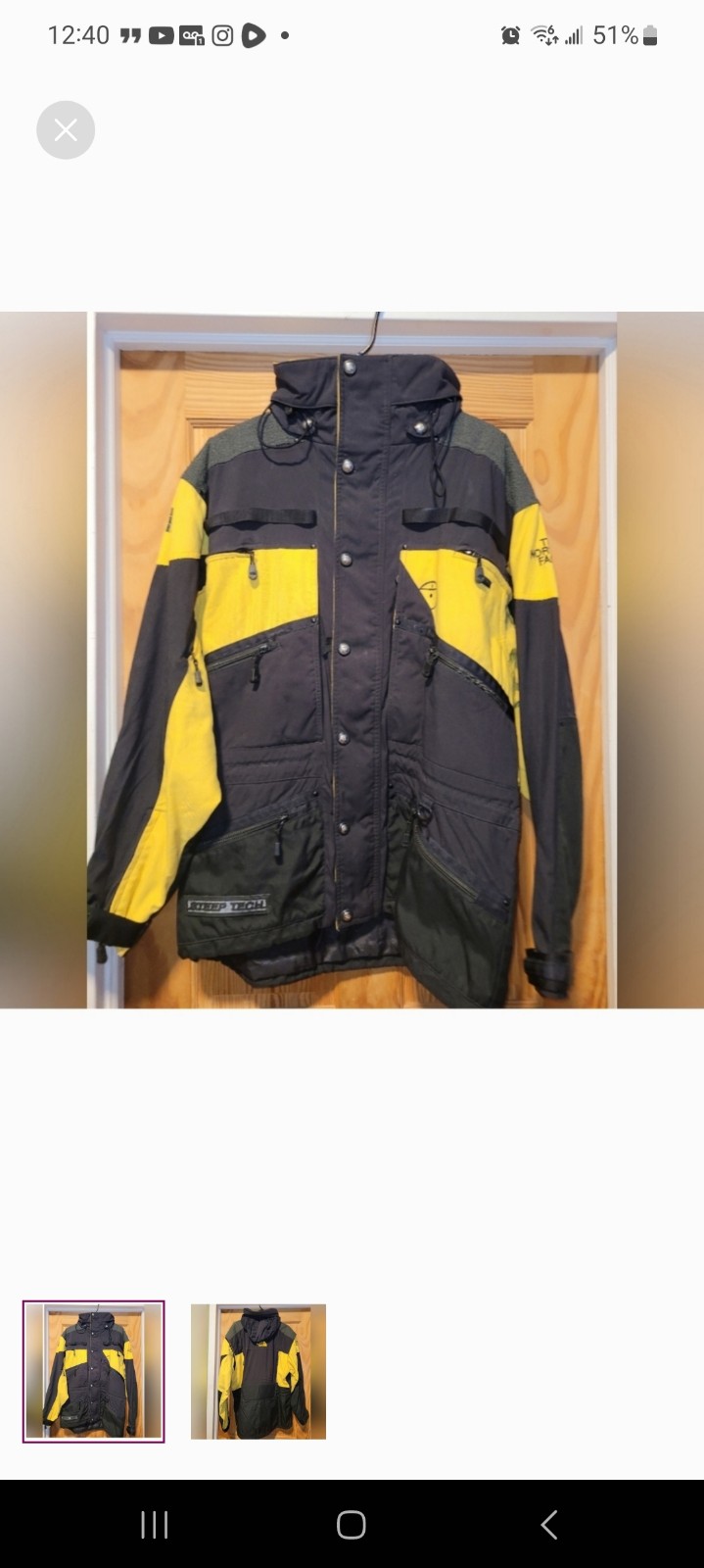 Vintage north face access steep tech jacket
