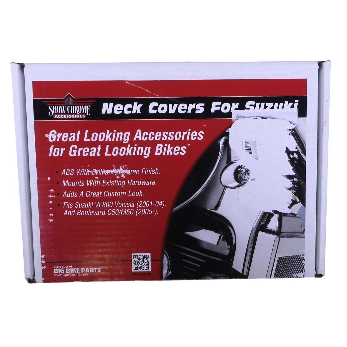 Show Chrome Left & Right Neck Cover 82-201 Suzuki Volusia Boulevard New in Box