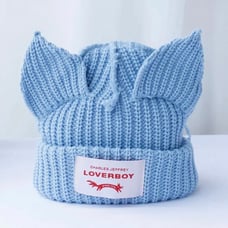Deadstock Loverboy Horned Ear Beanie
