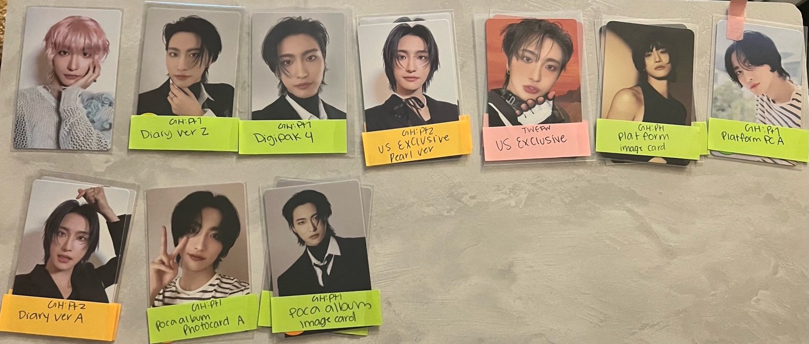ATEEZ SEONGHWA PHOTOCARDS