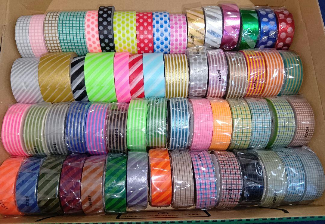 mt masking tape assortment, color variations, grid pattern