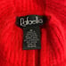 RAFAELLA Angora & Rabbit Fur Red Sweater EUC!