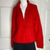 RAFAELLA Angora & Rabbit Fur Red Sweater EUC!