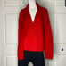 RAFAELLA Angora & Rabbit Fur Red Sweater EUC!