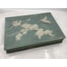 Vintage Genuine Incolay Stone Floral Birds Large Jewelry Box Handcrafted USA