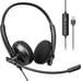 USB Headset with Noise Cancelling Microphone, for PC Laptop - Wired Compute