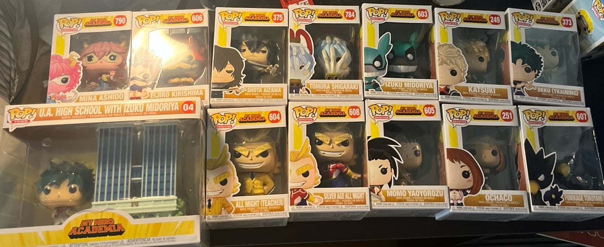 My hero academia Funko Pop lot