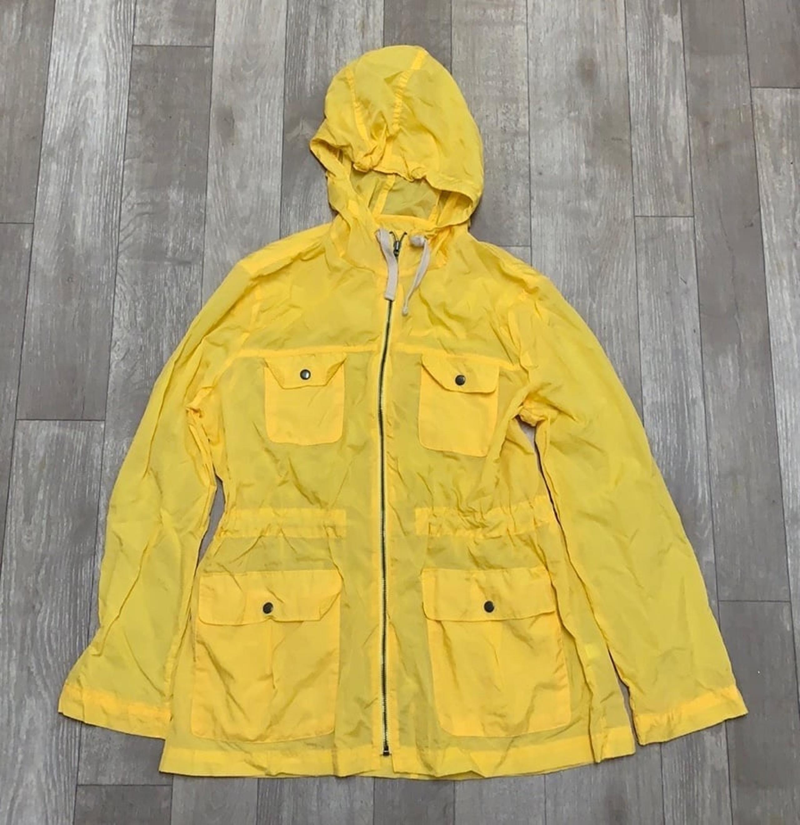 Womens GAP Lightweight Quarter Trench Parka Hooded Utility Jacket