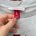 Nostalgia Co. Mitchell & Ness Gray and Red Miami Heat NBA Crewneck Sweatshirt