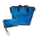 Dooney & Bourke Lilliana Teal Woven Embossed Leather Tote w/ Wristlet