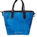 Dooney & Bourke Lilliana Teal Woven Embossed Leather Tote w/ Wristlet
