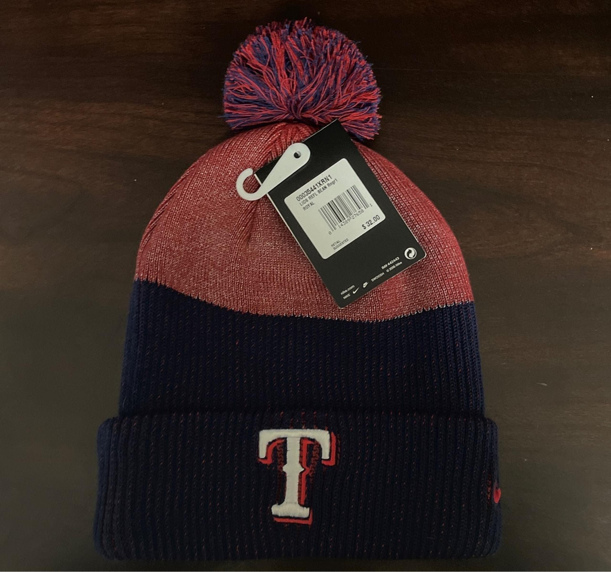 Texas Rangers Nike Reflective Winter Knit