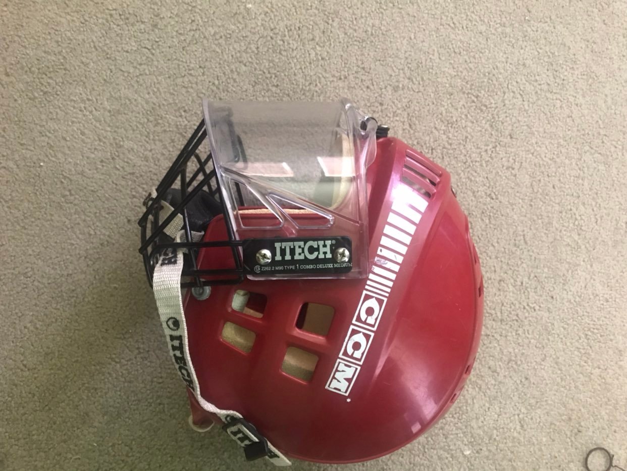 CCM hockey helmet size medium